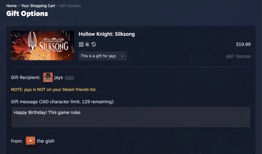Steam焕新升级：跨区赠礼与访客结账功能上线，愿望单管理全面进化